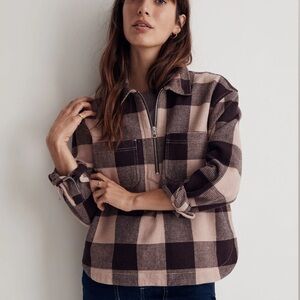 Madewell Waffle Half-Zip Popover